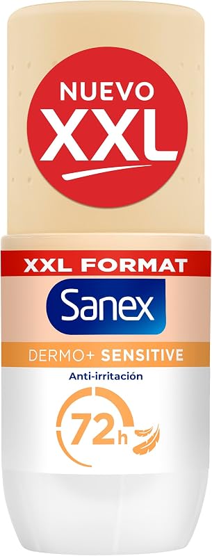 Dermo+ Sensitive, Antitranspirante Desodorizante Roll-On 72h, 90ml