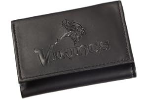 Team Sports America NFL Tri-Fold Wallet, Black