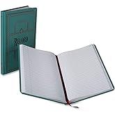 Boorum & Pease 66 Series Account Books, Record Ruling, 300 Pages, 12-1/8ʺ x 7-5/8ʺ, Blue (66-300-R)