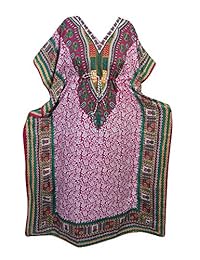 Mogul Womens Caftan Dress Dashiki Tribal Printed Plus Size Kimono Kaftan Cover Up