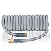 Expandable Hose 50 ft Expanding Water Hose Heavy Duty Latex Solid ON/OFF Brass Valve Connector Includes: FREE Metal Wall Hanger - Jet Brass Nozzle - Storage Bag and Washers 50ft Expandable Garden Hose