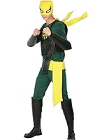 Iron Fist Mask with Costume Suit for Adult Halloween Cosplay