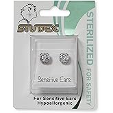 Studex Stainless Steel Cubic Zirconia 7mm Earrings