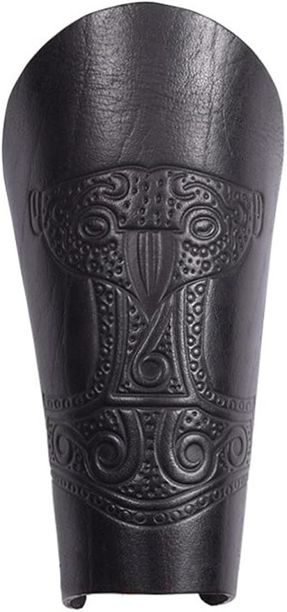 Manchon En Cuir Gaufre Thorshammer Avec Bracelet En Cuir Amazon Fr Chaussures Et Sacs