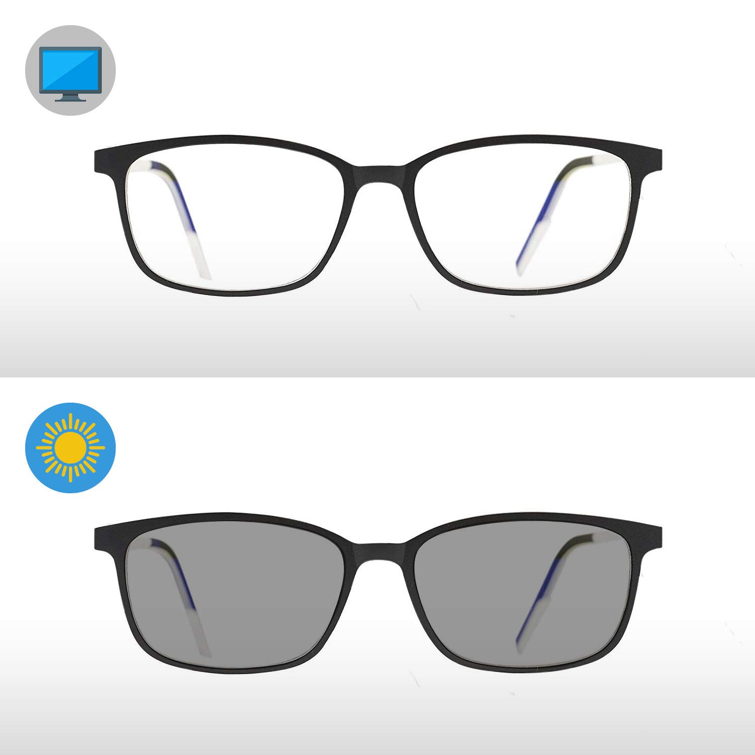 Comfort Visivo Certificati Luce Blu -41% e UV -100%,Test università Torino  Montatura Leggera Acciaio-TR90 Contro Stanchezza Occhi Pixel Lens  FOTOCROMATICI Sunny City Occhiali PC,TV,Tablet,Gaming Filtri per Monitor  Accessori per Monitor berjaya.edu.my