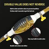 Flintronic Fuel Siphon Pump 15mm Inner Dia 2m Hose Water Liquid Transfer view 4