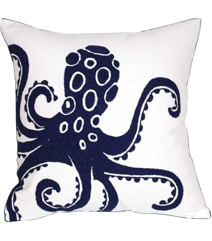 thumbnail image 2 of Coastal Beach Pillow Covers 18x18 Set Of 2, Starfish Coral Seahorse Throw Pillow Covers Outdoor Decorative Pillow Case For Couch Bed Sofa Cushion Home Decor 2 of 11