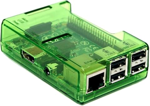Monland Estuche Protector de Abs para Raspberry Pi 2B / 3B / 3B + (Verde)