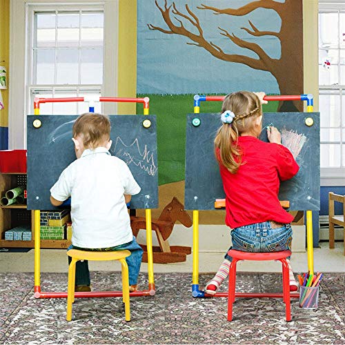 5 Yaheetech+Plastic+Stack+Stools+Classroom