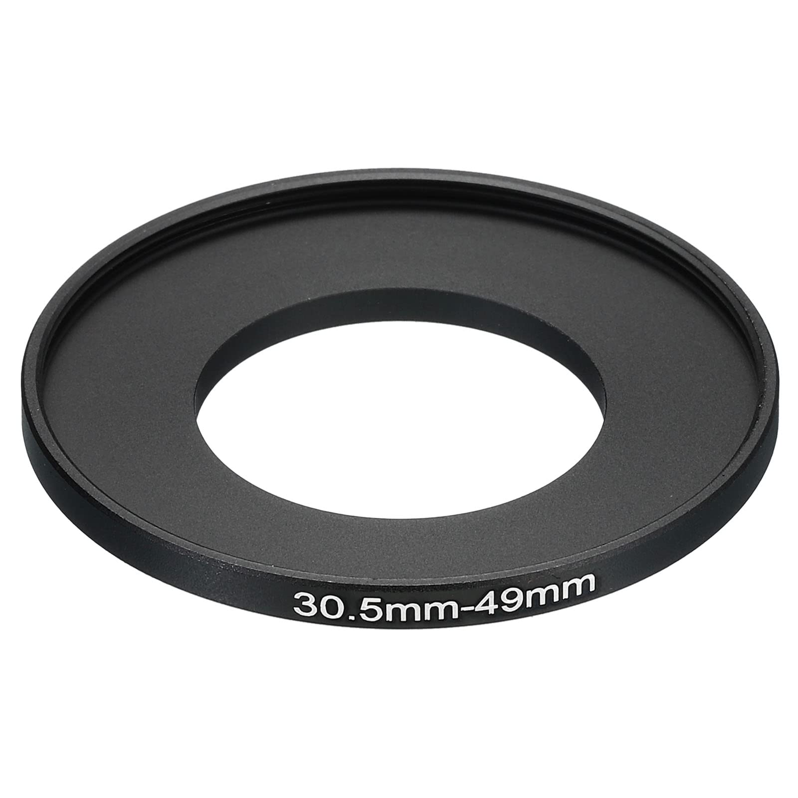 PATIKIL 30.5mm-49mm Metal Step Up Ring, Camera Lens Filter Adapter Ring Aluminum Filter Adapter Ring for Camera Lenses Hood, Black
