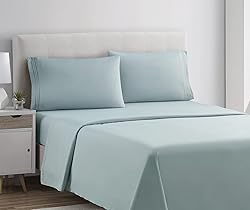 Clara Clark Queen Sheets Set, Deep Pocket Bed