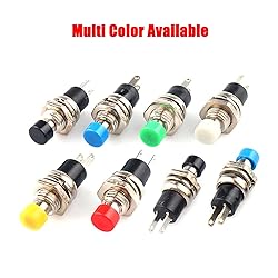 Ampper Mini Push Button Momentary Switches, 2 Pin