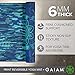 Gaiam Yoga Mat - Premium 6mm Print Reversible Extra Thick Non Slip Exercise & Fitness Mat for All Types of Yoga, Pilates & Floor Workouts (68