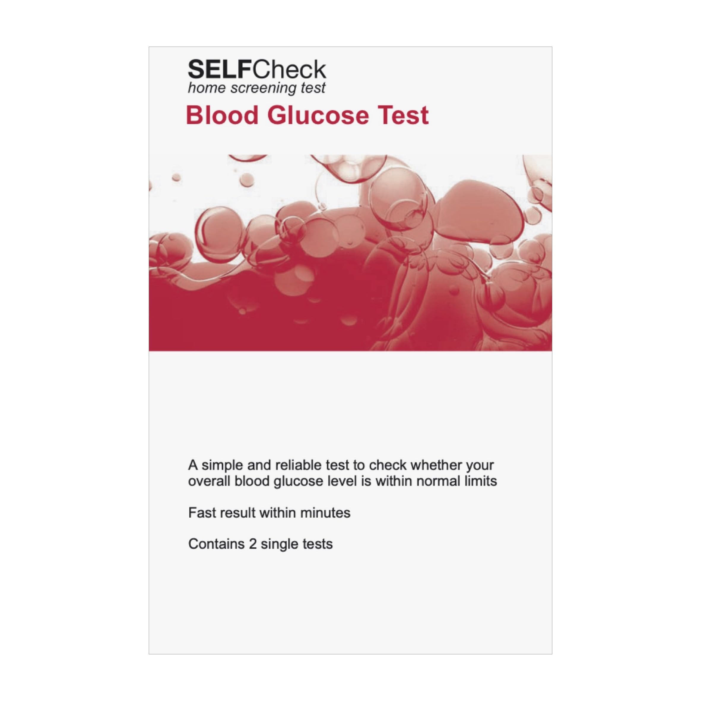 SELFCHECK Blood Glucose Level Test – 2 Tests Included