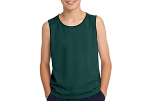 Boys Athletic Tank Tops Kids Dry Fit Sleeveless Crewneck Workout Shirts Teens Summer Casual Undershirt Gym Baseball Outfit