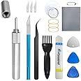 ISTARFIX Glass Breaker Pen Phone Blasting Pen Set for iPhone X XS MAX 11 12 13 14 15 16 Plus pro max Battery Back Cover Glass Replacement Smartphone Rear Camera Glasses Breaking Removal Tool kit