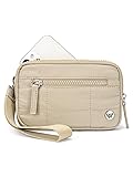 WESTBRONCO Wristlet Wallets for Women Nylon Quilted