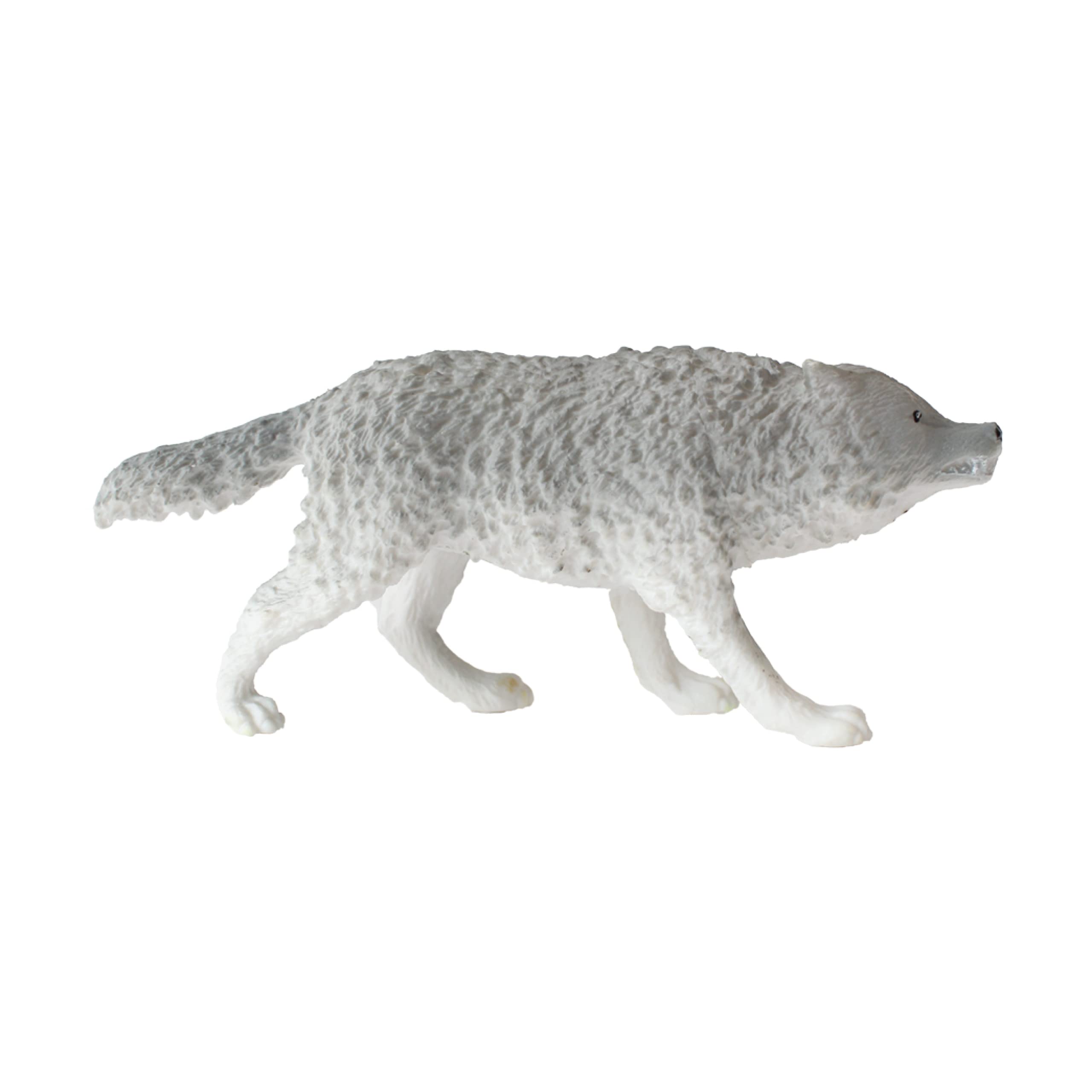 Deluxebase Mini Animal Adventure Replica - Wolf from Small sized realistic toy figure that makes an ideal animal toy for kids