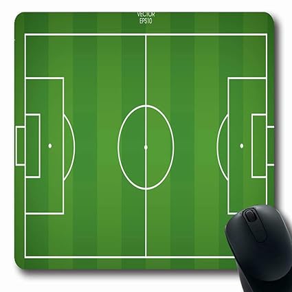 Amazon Com Mousepads For Computers Ground Green Line Football