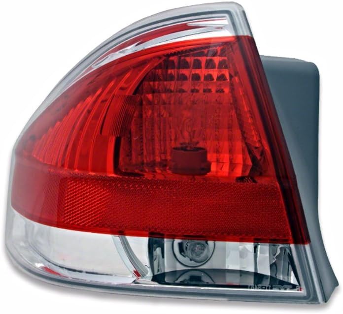 various aftermarket Fits 08-11 Ford Focus Left Driver Tail Lamp Assembly w/Chrome Trim