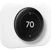 Petrichor Nest Thermostat Wall Plate - Compatible With Google Nest Learning Thermostat (4th Gen) - Trim Kit, Cover Accessory for Easy Installation