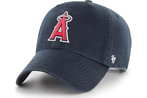 47 Brand MLB Alternate Color Primary Logo Clean Up Adjustable Baseball Cap Hat, Adult One Size Fits All