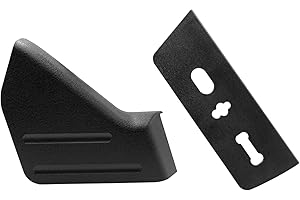 Adzfel 2PCS Compatible with Ford F150 Seat Trim Cover Panel and Seat Switch Housing Bezel 2009-2014, Lincoln Mark LT Front Passenger Side Seats Panel Replacement Cover 9L3Z1661693AB 9L3Z14A706CA-Black