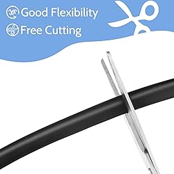Rubber U Channel Edge Trim, Door Seal Strip, Fits
