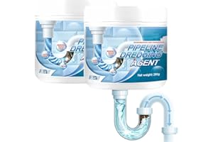 Drain Clog Remover, Powerful Pipe Dredging Agent, Sink Drain Cleaner for Kitchen Bathroom, Unclogging Solution for Pipes, Toi