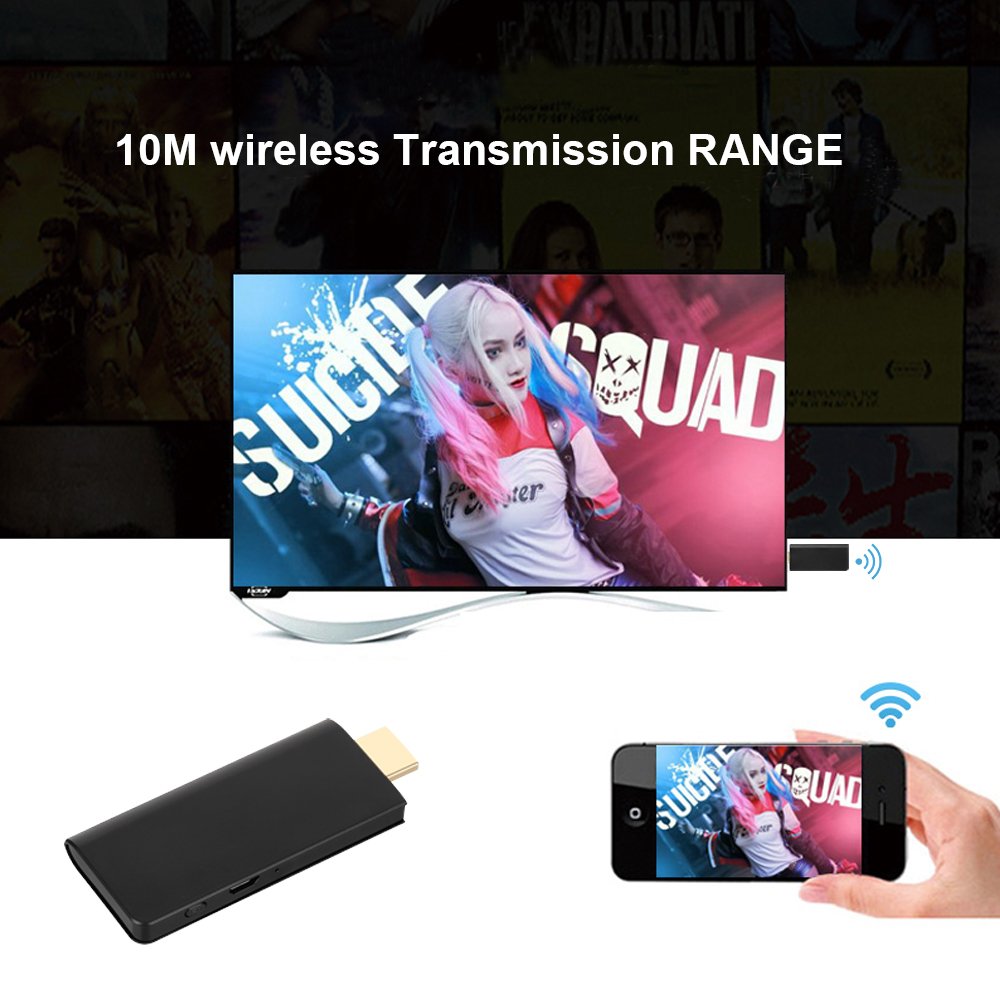 E28 WiFi Display Dongle,Mbuynow Super Slim inalámbrico HDMI HD Miracast Dongle,Soporta Google Chromecast Miracast DLNA Airplay Conversión de Airplay Mirroring,Compatible con Android/IOS/Windows/ MAC