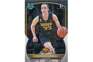 2022-23 Bowman University Chrome #50 Caitlin Clark 1st Bowman Iowa Basketball Trading Card