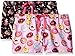 Bottoms Out Women's Comfortable Designer PJ Flannel Sleep Pajama Shorts Women (Pack of 2)