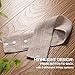 Linen Textured Curtain Hold-Backs Set of 2 Tie-Backs for Sheer Curtains - Taupe, 24-inch (2 feet)