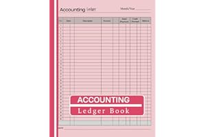 Accounting Ledger Book 3 Column: Income and Expense Log Book for Small Business, Bookkeeping and Personal Finance
