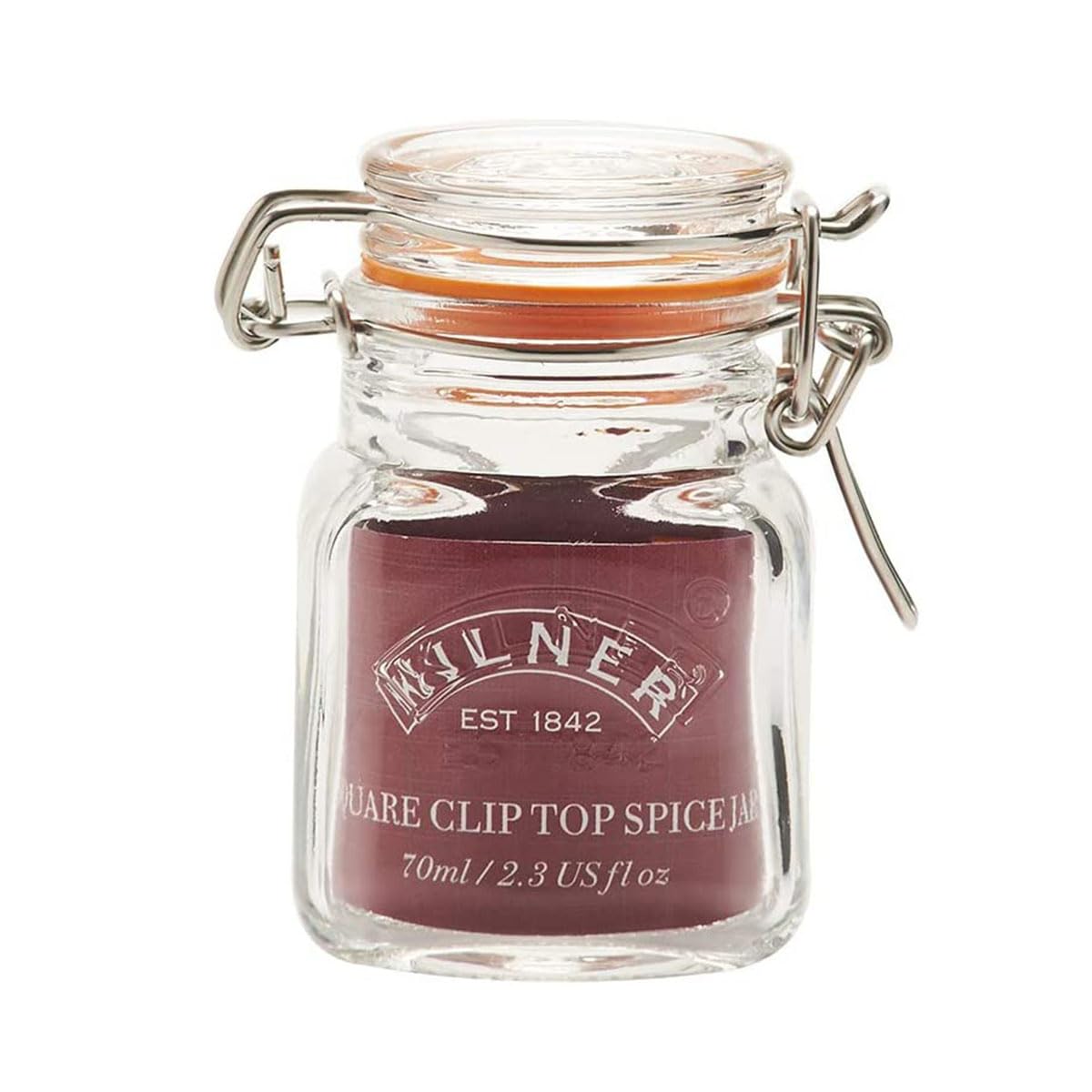 2 x Mini Kilner Preserve Jars With Clip Seal Spice Jars 70ML