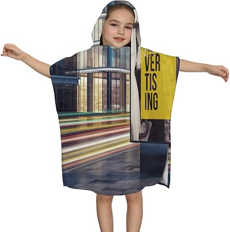 city beach hooded towel