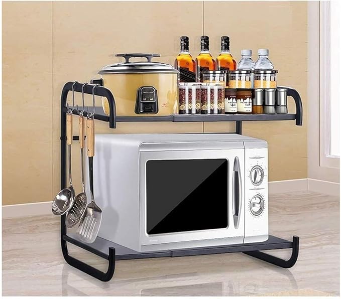 Kitchen organizer shelf Retractable Kitchen Shelf 2 Layers Bold Storage Shelf 40 36.