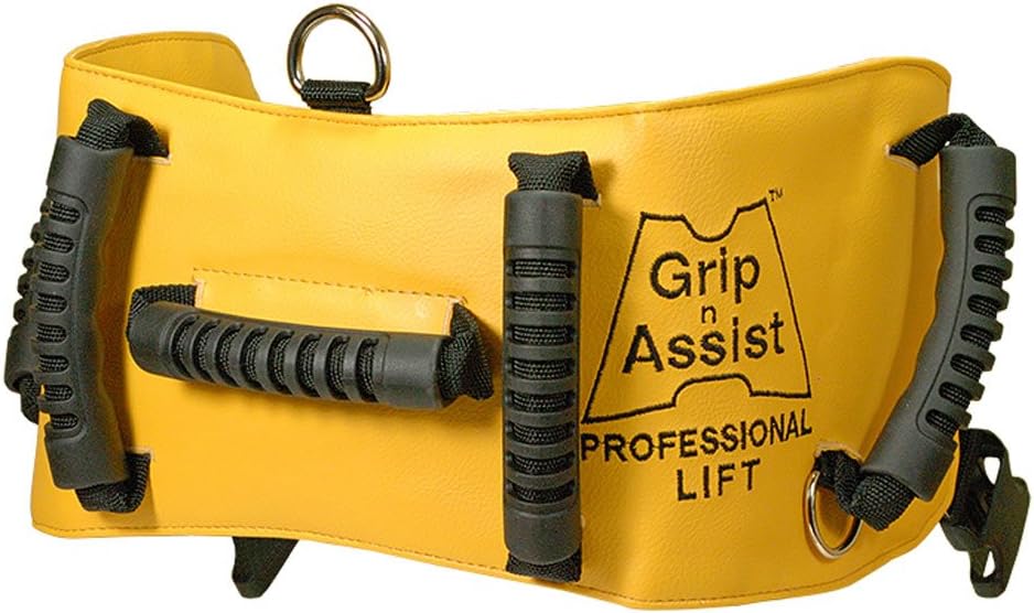 Grip N Assist Professional Lift Multifunctional 5 Handle Belt & D-Ring