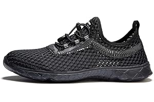 SUOKENI Men's Quick Drying Slip On Water Shoes for Beach or Water Sports