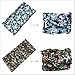 9PCS Headwear, Headband Scarf Bandanna Headwrap Mask Neckwarmer & More 12-in-1 Multifunctional Stretchable Sport & Casual (9PC.Camouflage New Series.3)
