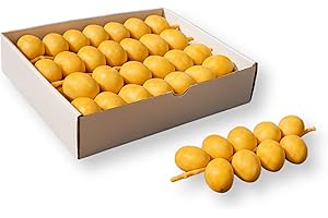 COACHELLA'S BEST ORGANIC MEDJOOL DATES DEL REY FARMS Coachella’s Best Organic Yellow Khalal Barhi Dates – USDA Certified Organic, California-Grown, Farm Fresh (2 Pounds)
