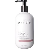 Priv&eacute; Amp Up Volumizing Conditioner for Fine Hair - Hair Conditioner for Men &amp; Women - Vegan &amp; Color-Safe Formula with Bamboo, Green Tea &amp; Acai - Provides Weightless Moisture (12 oz)