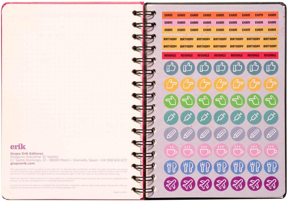 Erik - Disney Villians Academic Diary 2020-2021 A5 Week to View, Mid Year Diary - 12 Months - Image 5