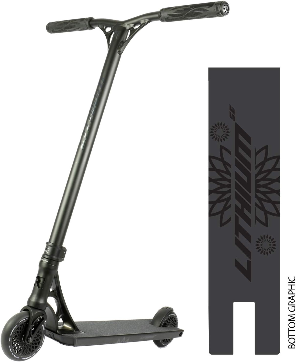 Lithium Complete Scooter - Stunt Scooters - Professional Scooter for any Age Rider - Pro Scooters for Kids Pro Scooters for Adults - Pro Scooter Deck, Pro Scooter Wheels - Ready to Ride Trick Scooter