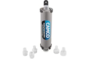 Camco Marine Holding Tank Vent Filter Kit | Easy Install | Features Granular Activated Carbon (GAC) for Maximum Odor Control 