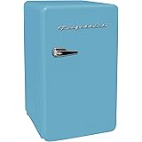 FRIGIDAIRE EFR372-BLUE 3.2 Cu Ft Blue Retro Compact Rounded Corner Premium Mini Fridge