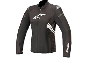 Alpinestars Women's Stella T-GP Plus R v3 Air Jacket (Large) (Black/White)