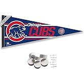 WinCraft Chicago Baseball Pennant Banner and Wall Tack Pads