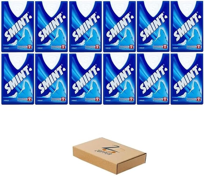 ZOPPER SMINT Mint Sugar Free Mints 8G Pack of 12