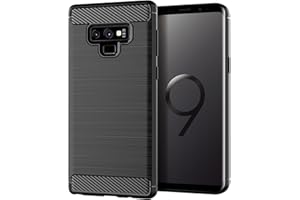 Aikcks for Samsung Galaxy Note9 Phone case, Shockproof, Scratch Resistant Carbon Fiber Jacket, Soft TPU, for Galaxy Note9 case (Black,)